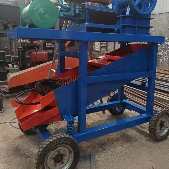 Mijn Kleine Mobiele Draagbare van de de Machinedieselmotor of Motor van de Kaakmaalmachine Macht