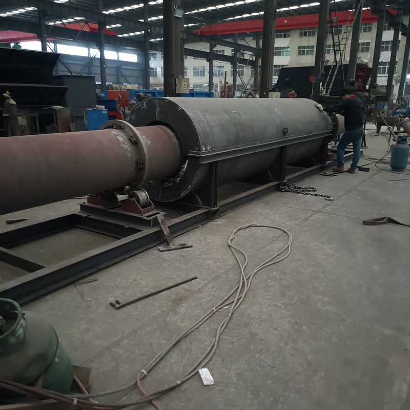 150 - 200kg/H roterende Horizontale Oven met de Macht en 2 van AC380V - 3rpm-Omwentelingssnelheid
