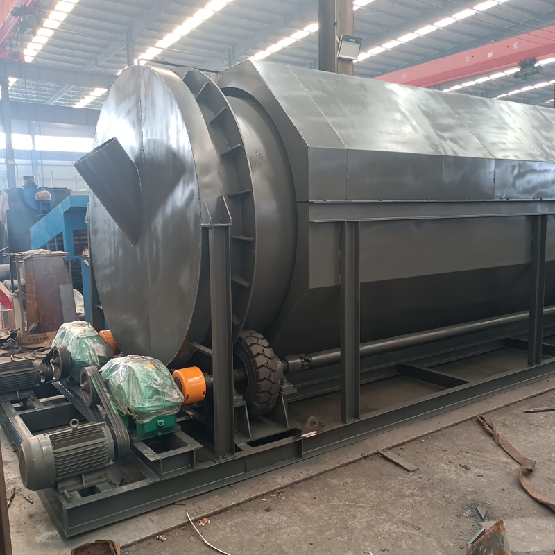 10-300 t/h Rotary Screen Carbon Steel High Throughput voor het scheiden van grove deeltjes