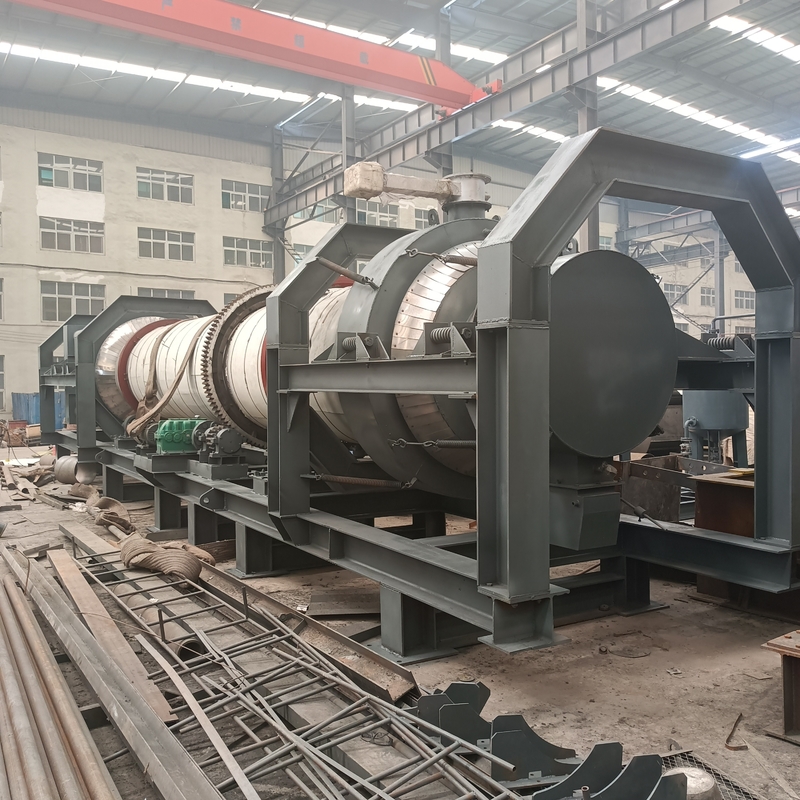 Aanpassen van kleur Stoombuis Rotary Dryer 120t/H Capaciteit
