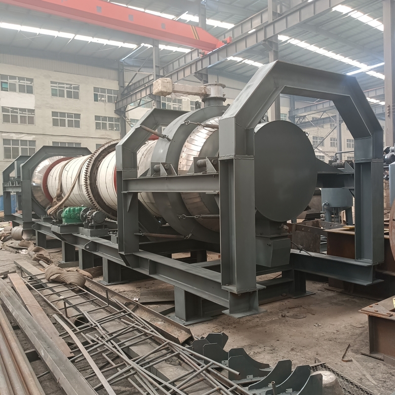 Aanpassen van kleur Stoombuis Rotary Dryer 120t/H Capaciteit