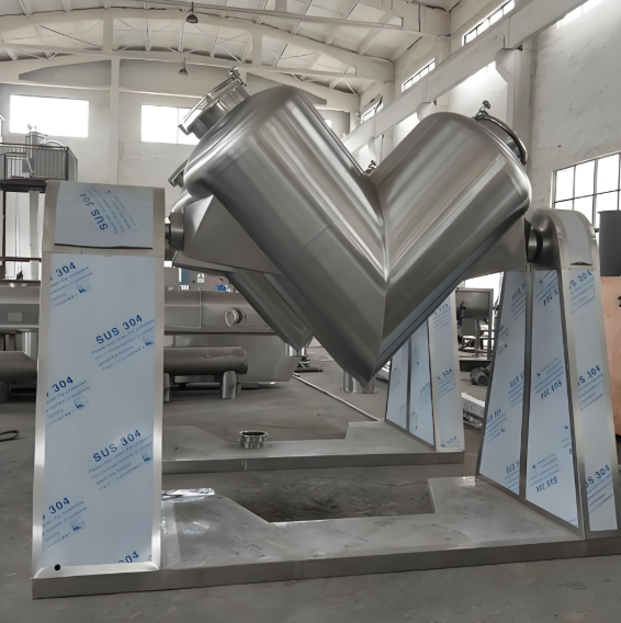 V-type poedermixer SS staal 10-1000L capaciteit