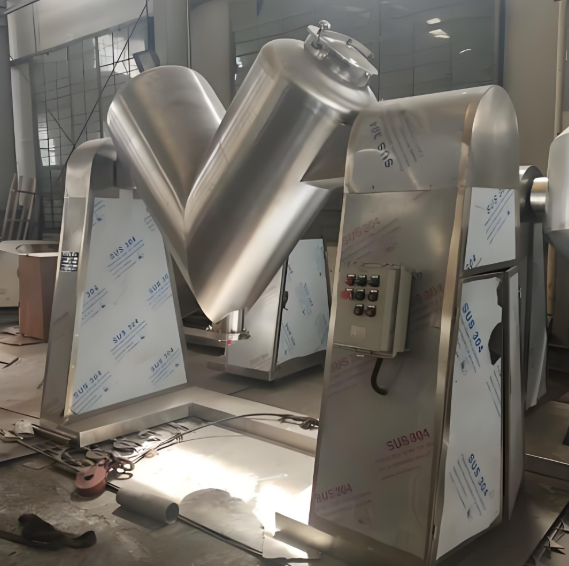 V-type poedermixer SS staal 10-1000L capaciteit