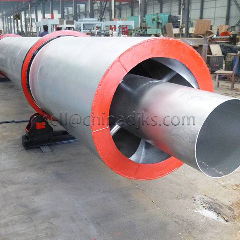 Nat Type Dubbele Shell Rotary Drum Dryer 25TPH voor Kiezelzuurzand