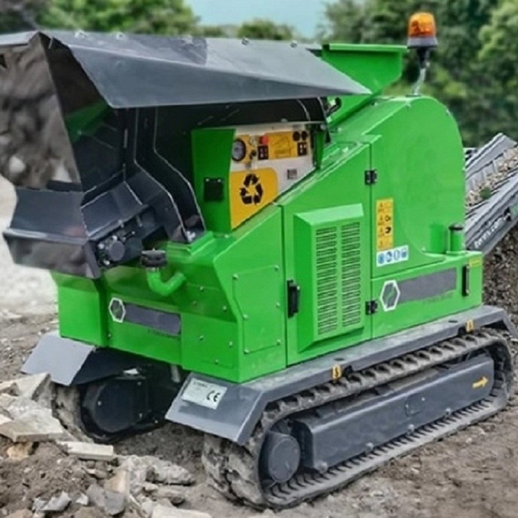 15-50t/H Mini Mobile Jaw Crusher Station voor Kleine Verpletterende Productielijn