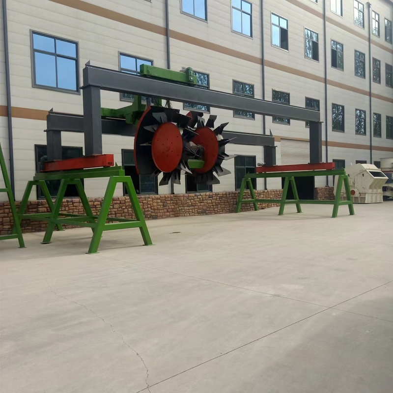 Wieltype van de de Installatiemeststof van de Afvalverwerking het Compost Turner Machinery